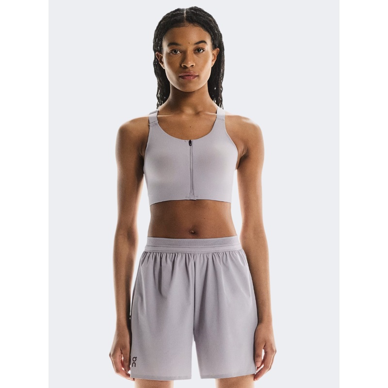 On Endurance Zip Women Running Bra Lilac