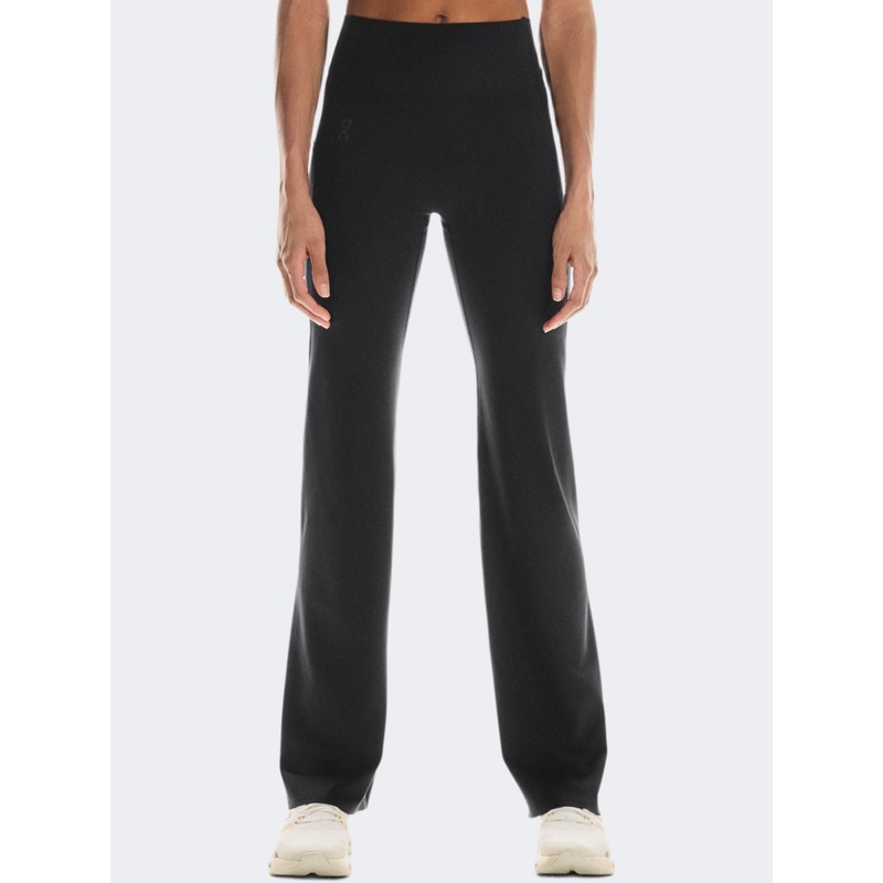 On Studio Flared 32Inch Women Training Tight Black