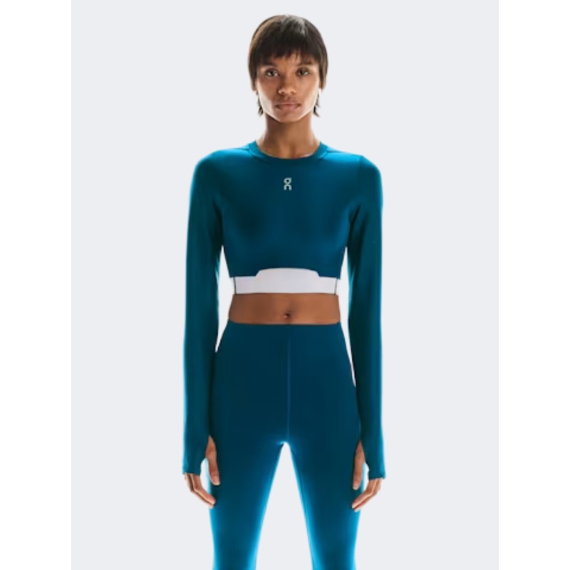 On Train Crop Women Training Long Sleeve Tempest