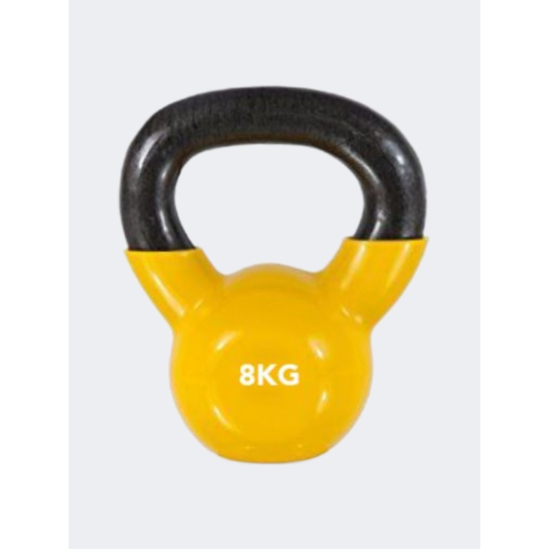 Irm-Fitness Factory Neoprene Kettlebell 8Kg Weights Yellow