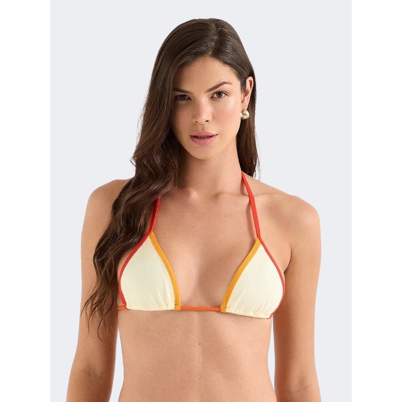 Oneone Elle Women Beach Bra Sunset Dreams White