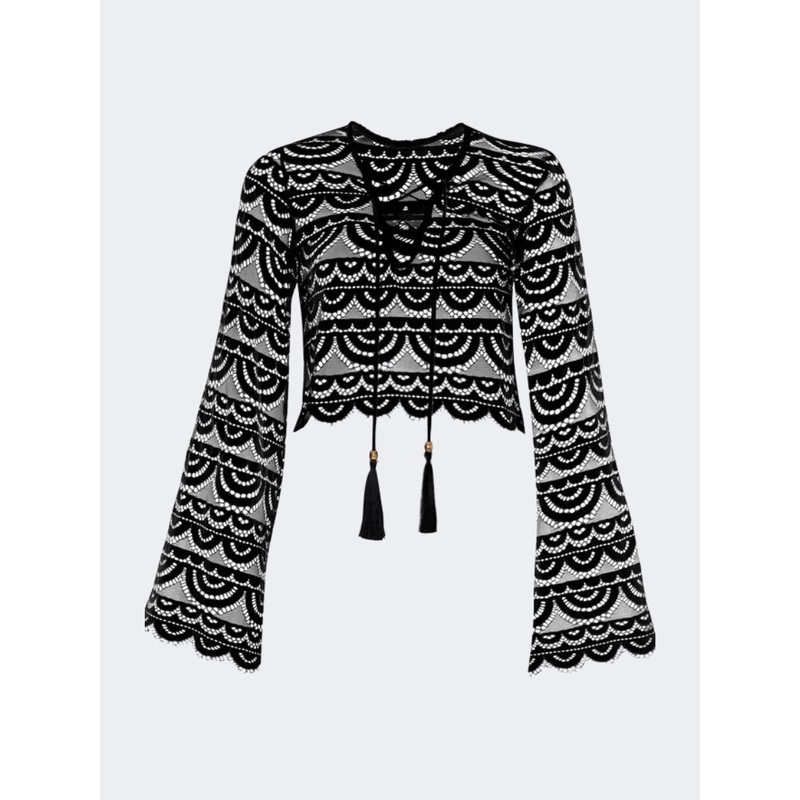 Pq Swim Midnight Noah Top Women Beach Shirt Black