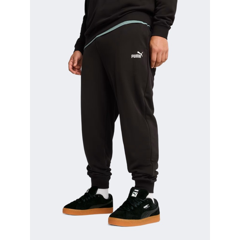 Puma Essentials Number 1 Logo Men Lifestyle Pant Black
