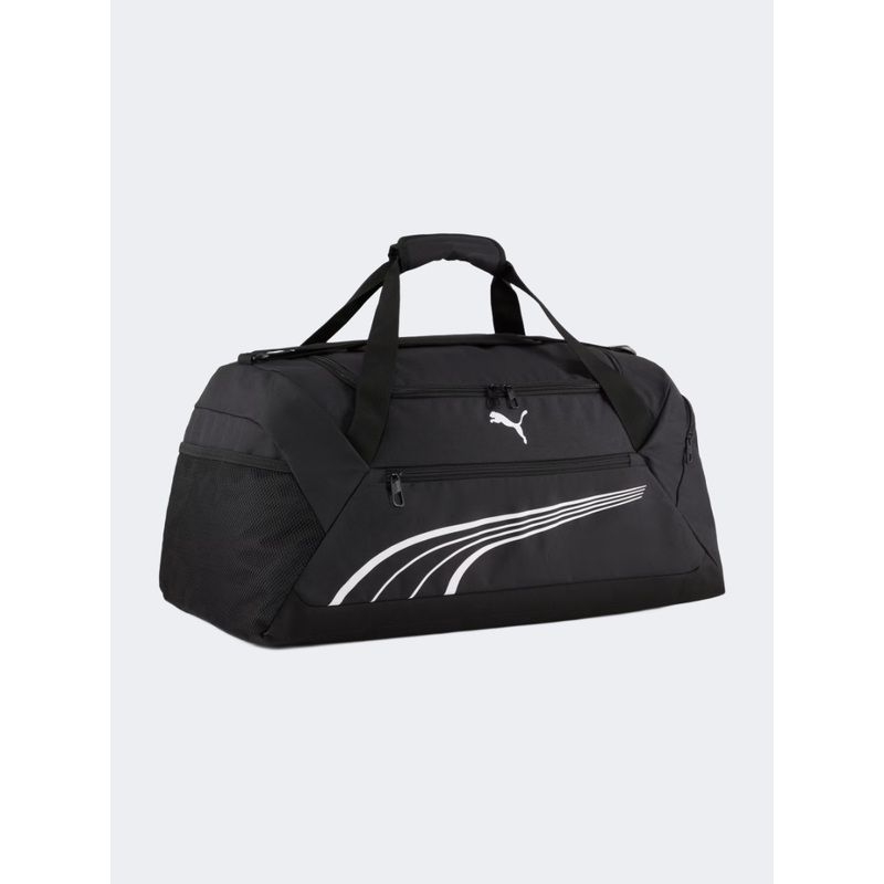 Puma Fundamental Medium Sports Unisex Lifestyle Bag Black