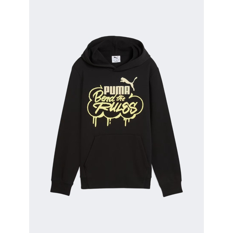 Puma Mid 90S Boys Lifestyle Hoody Black