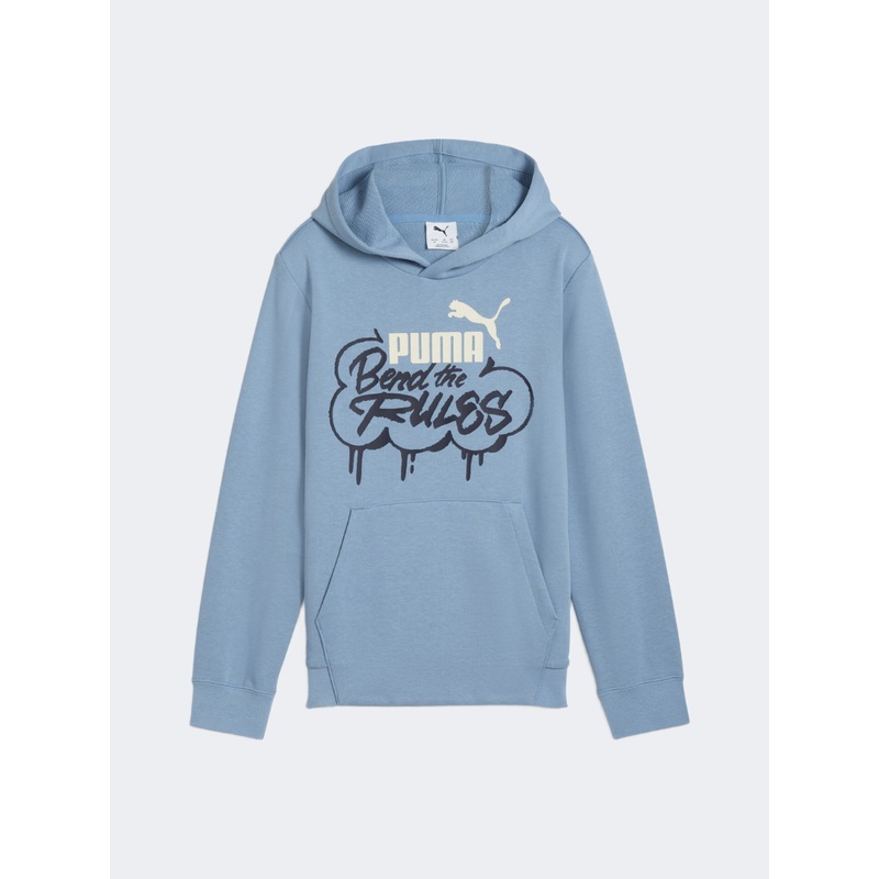 Puma Mid 90S Boys Lifestyle Hoody Blue