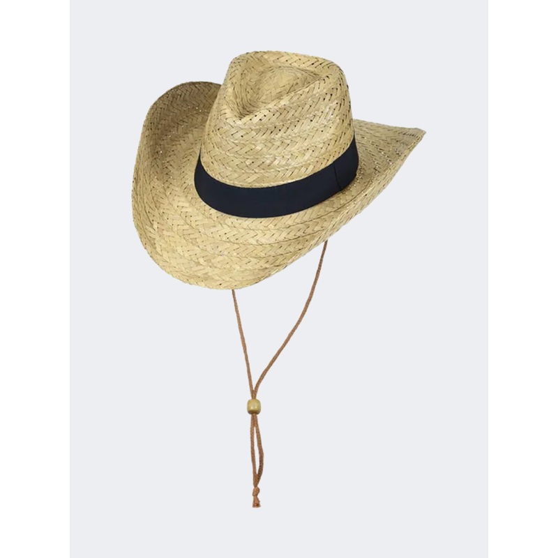 Stamion Cowboy Gg Ribbon And Cord Men Beach Hat