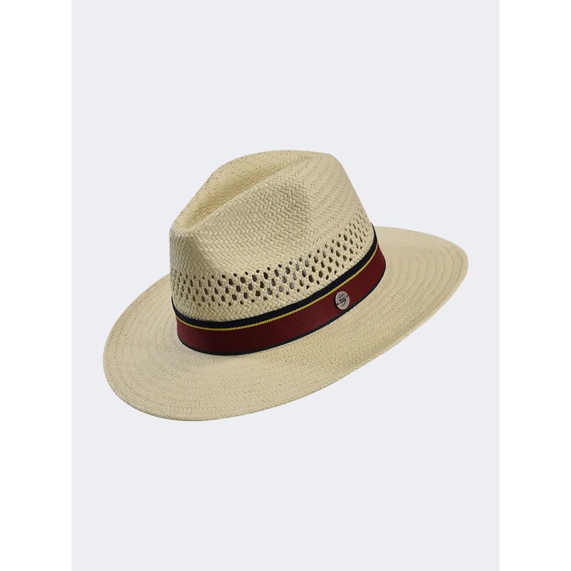 Stamion Fedora Rigato Men Beach Hat Natural
