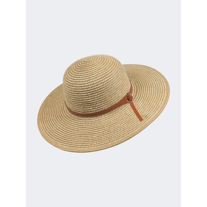 Stamion Floppy Medium Women Beach Hat Light Brown