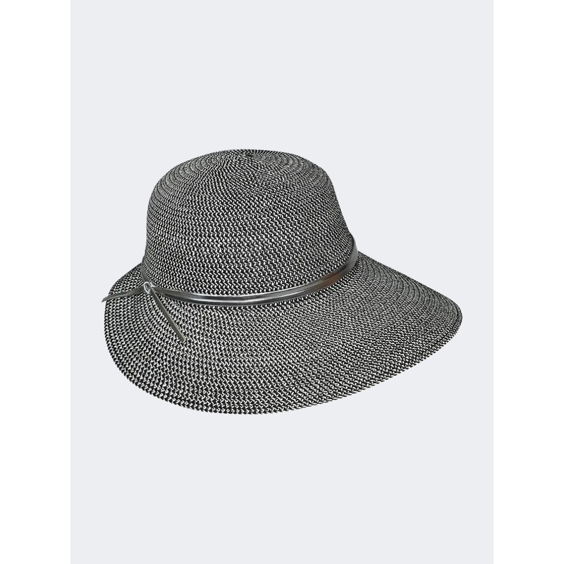 Stamion Japanese Women Beach Hat Black/Silver