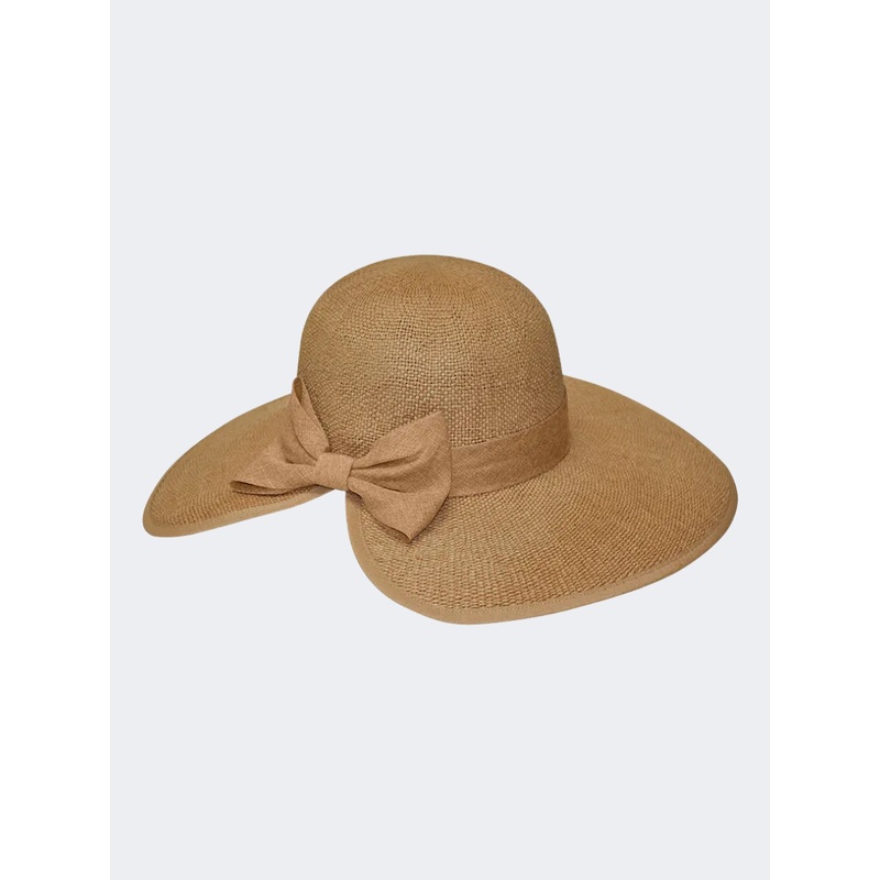 Stamion Japanese Women Beach Hat Light Brown