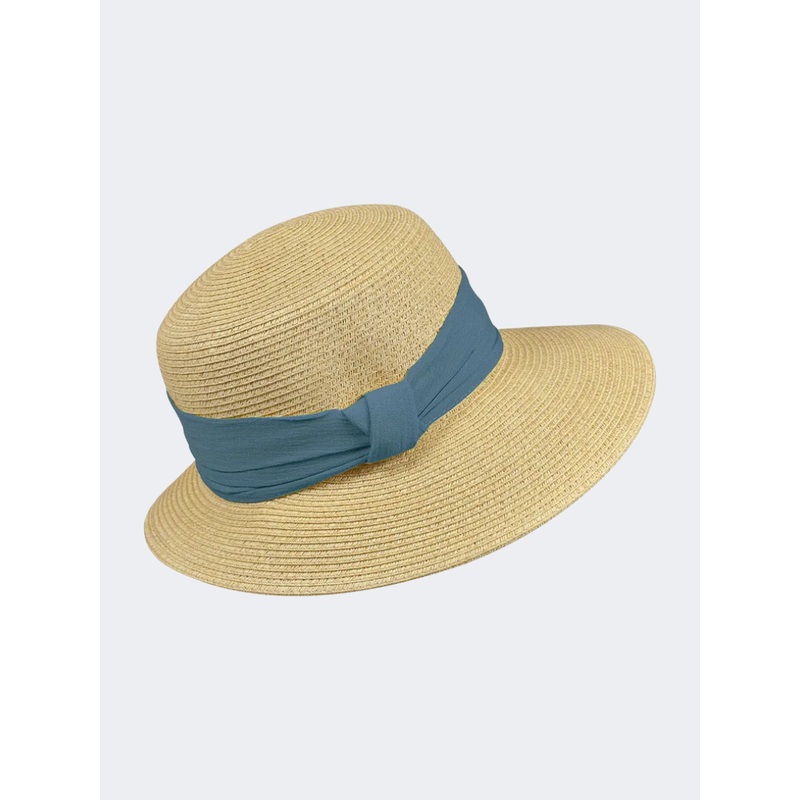 Stamion Japanese Women Beach Hat Natural/Jean