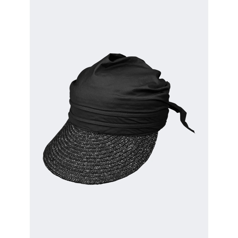 Stamion Visor Women Beach Hat Black