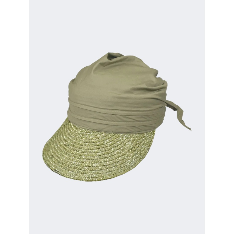 Stamion Visor Women Beach Hat Olive