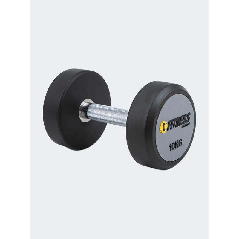 Irm-Fitness Factory Pvc Dumbbell With Logo Printing 10Kg Grey