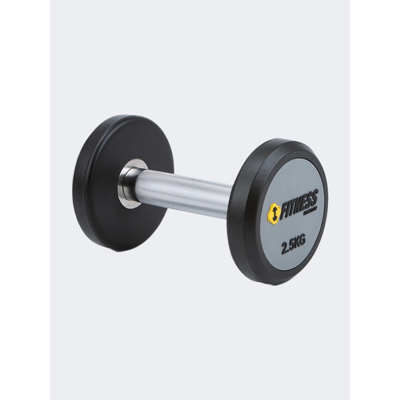 Irm-Fitness Factory Pvc Dumbbell With Logo Printing 2.5Kg Grey