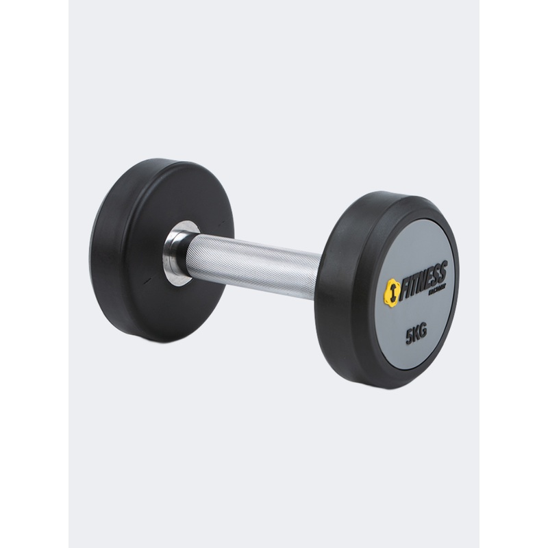 Irm-Fitness Factory Pvc Dumbbell With Logo Printing 5Kg Grey