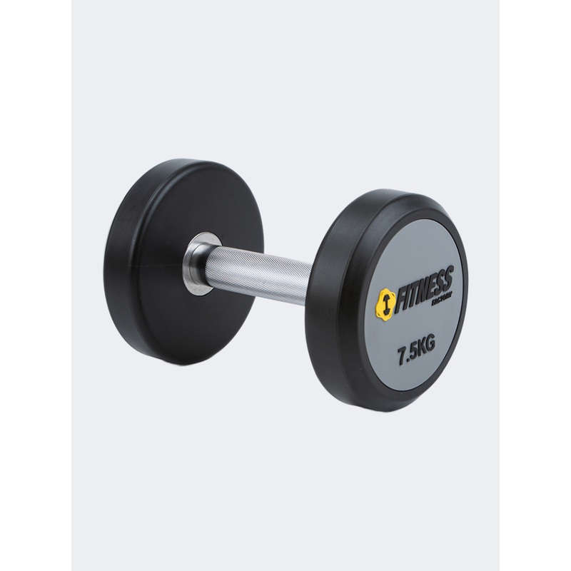 Irm-Fitness Factory Pvc Dumbbell With Logo Printing 7.5Kg Grey
