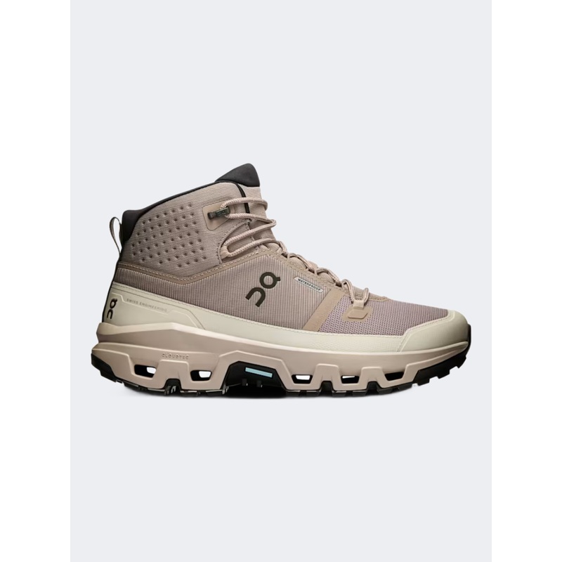 On Cloudrock Mid Wp 1 Men Hiking Shoes Cinder/Desert