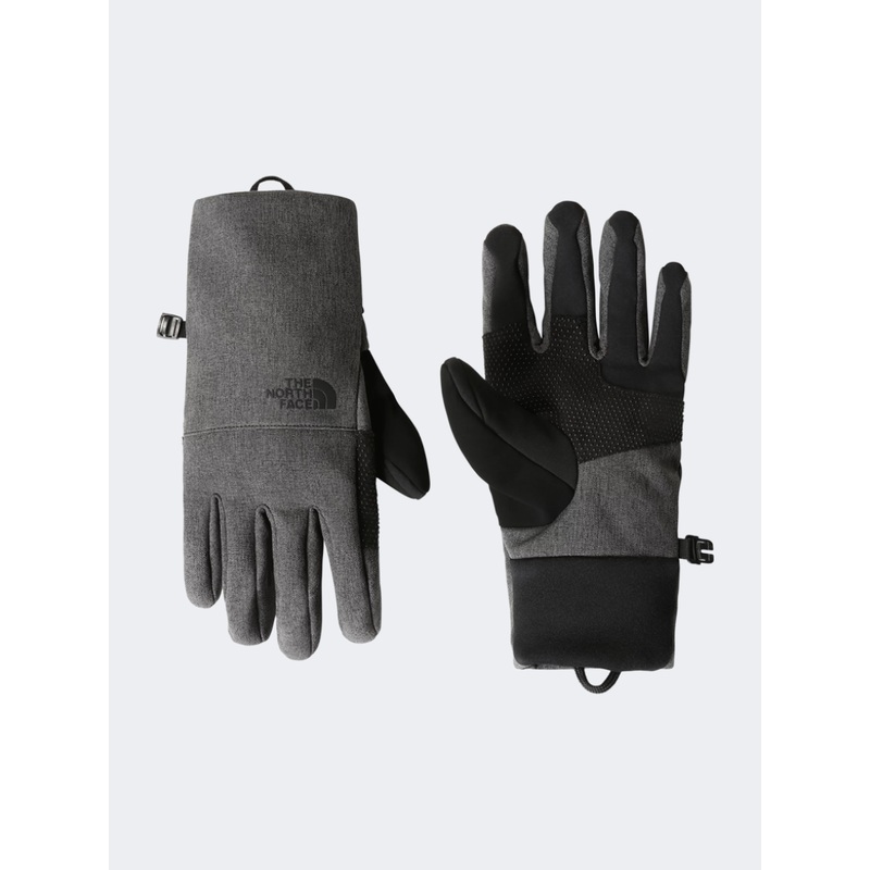 The North Face Apex Etip Women Hike Gloves Dark Grey Heather