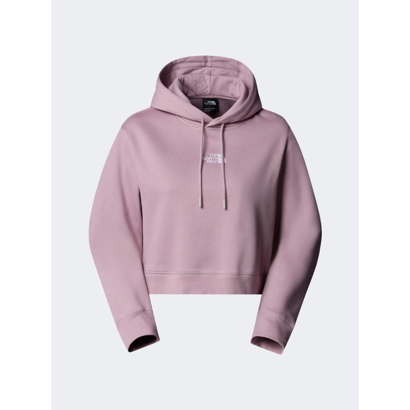 The North Face Essential Crop Women Lifestyle Hoody Ashen Purple