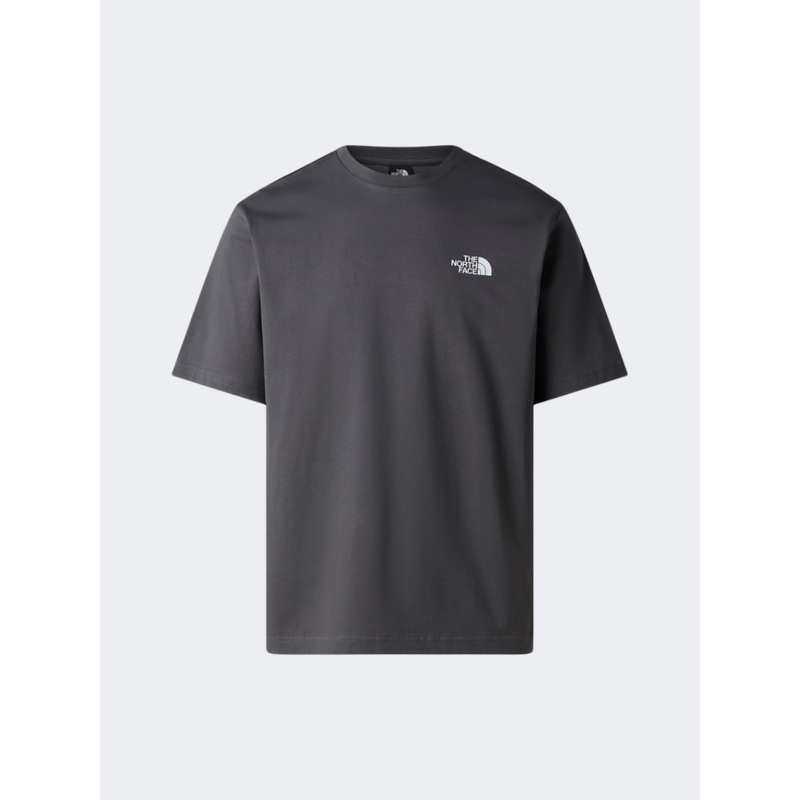 The North Face Explore Gear Relaxed Men Lifestyle T-Shirt Anthracite Grey