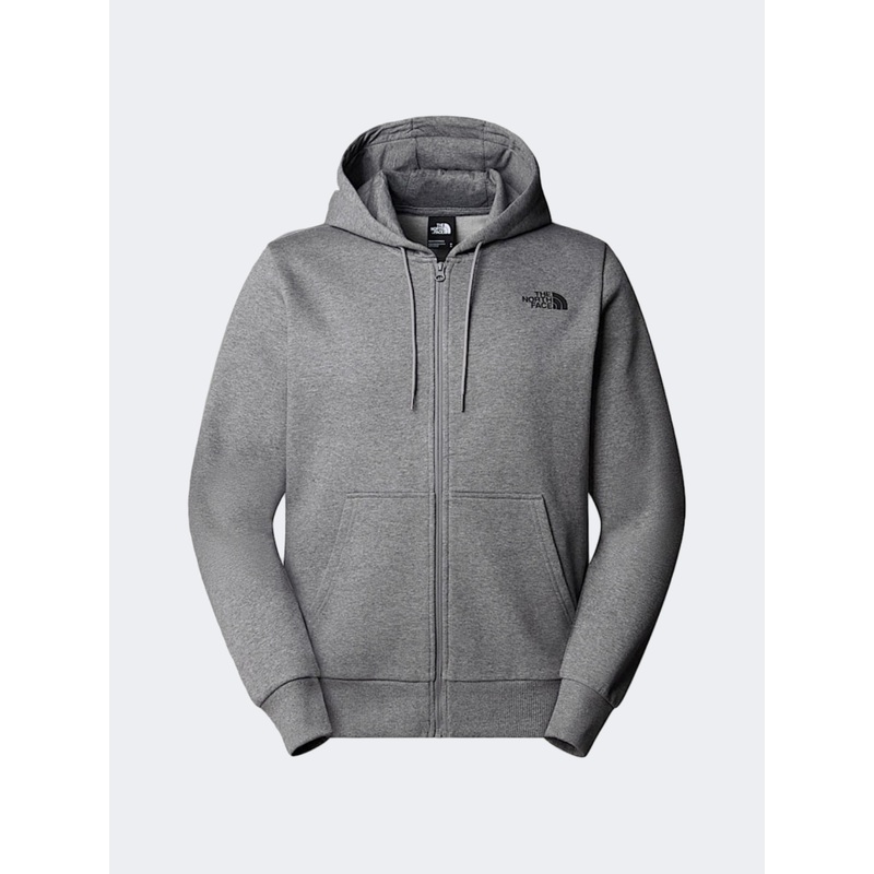 The North Face Simple Dome Fz Men Lifestyle Hoody Medium Grey Heather