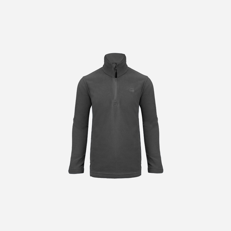 TopTen Half Zipper  Kids Skiing Fleece Dark Grey