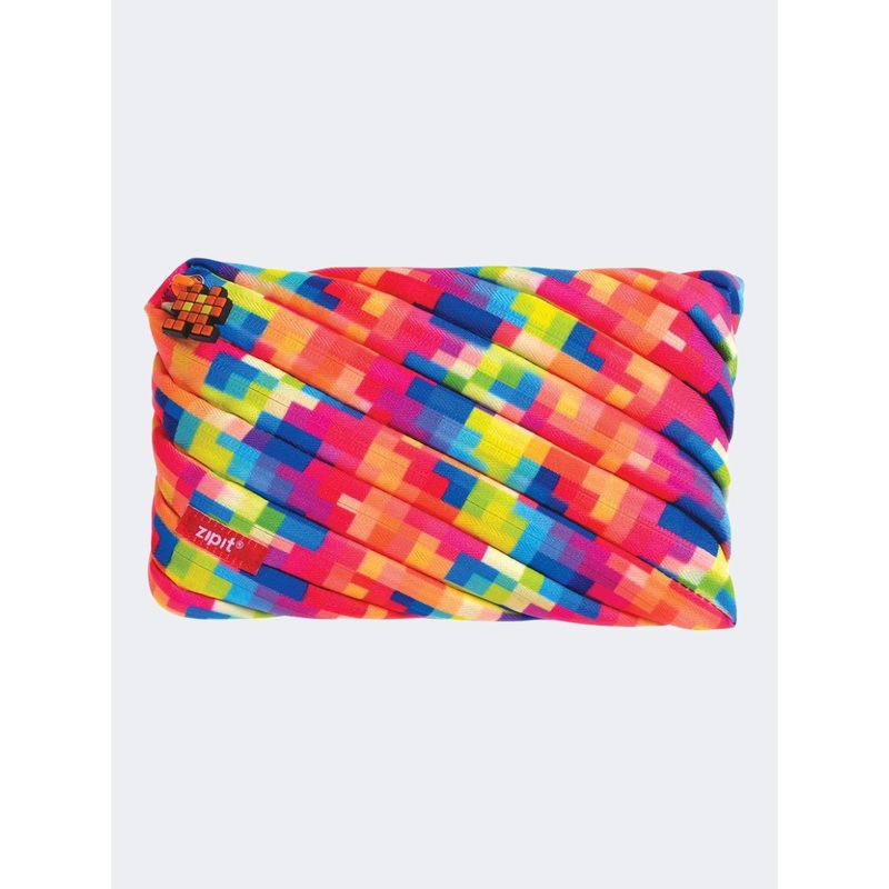 Zipit Pixel Jumbo Pouch Back To School Pencil Case Yellow