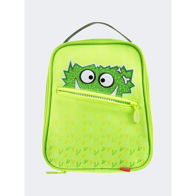 Zipit Talking Monstar Back To School Lunch Bag Lime