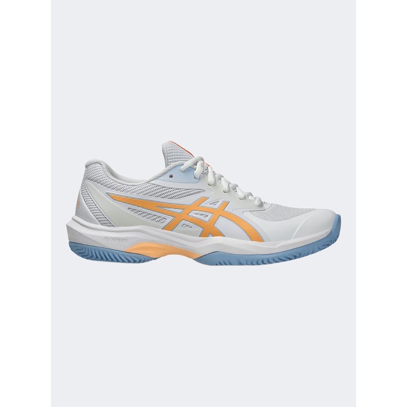 Asics Gel-Game Ffl Women Padel Shoes White/Orange Glow