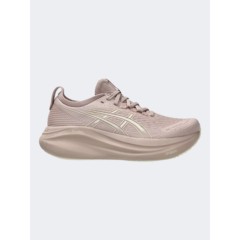 Asics Gel-Nimbus 27 Women Running Shoes Fawn/Birch