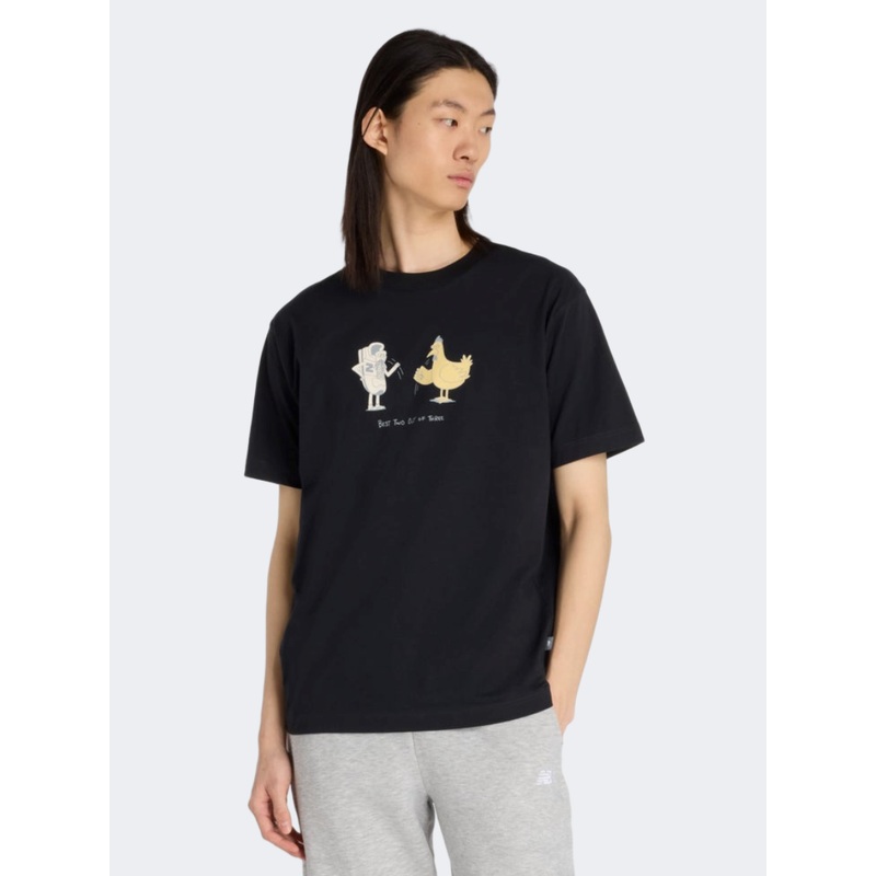New Balance Chicken Or Newbie Men Lifestyle T-Shirt Black