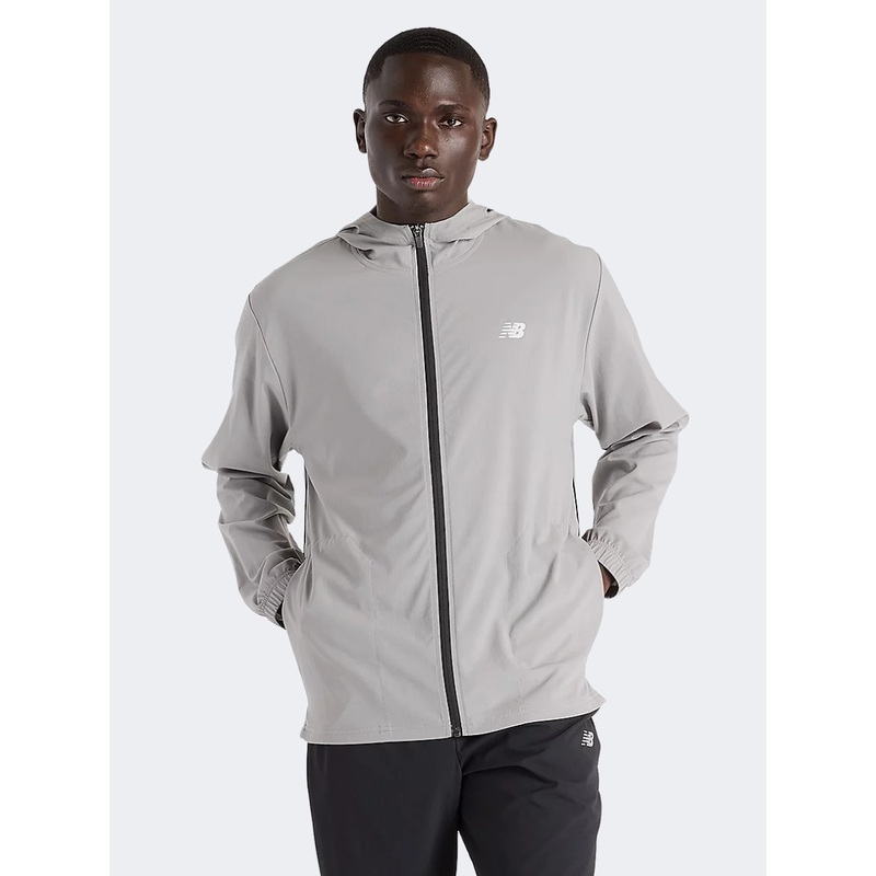 New Balance Sport Woven Men Performance Jacket Slate Grey