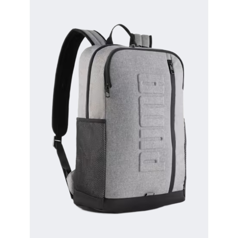 Puma 26 L S Unisex Lifestyle Backpack Bag Medium Grey Heather
