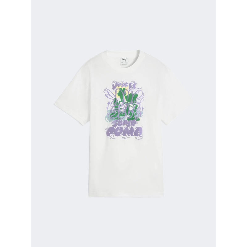 Puma Graphic Super Men Lifestyle T-Shirt White
