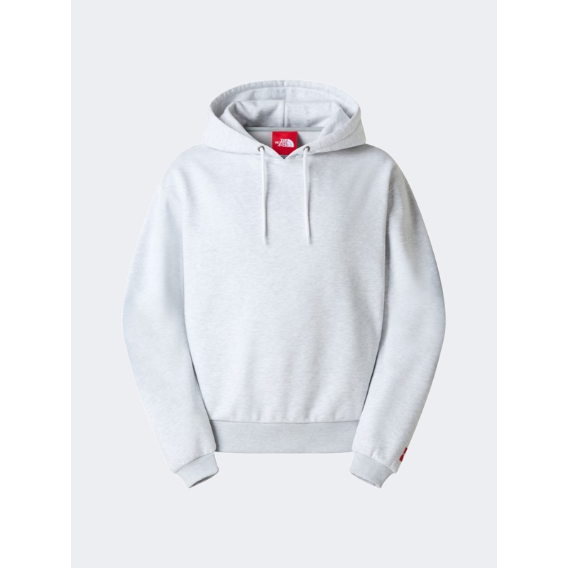The North Face Red Box Classic Men Lifestyle Hoody Grey Heather