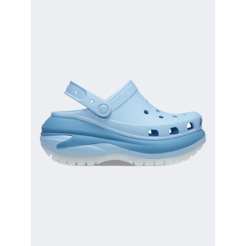 Crocs Mega Crush Matte Unisex Lifestyle Clog Blue Calcite