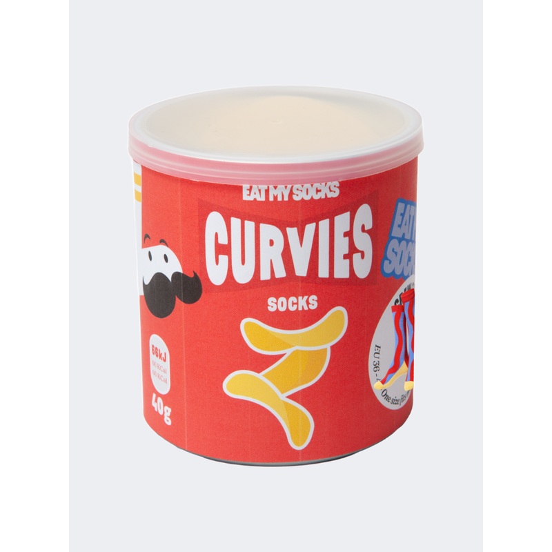 Eat My Socks Curvies Unisex Lifestyle Sock Multicolor