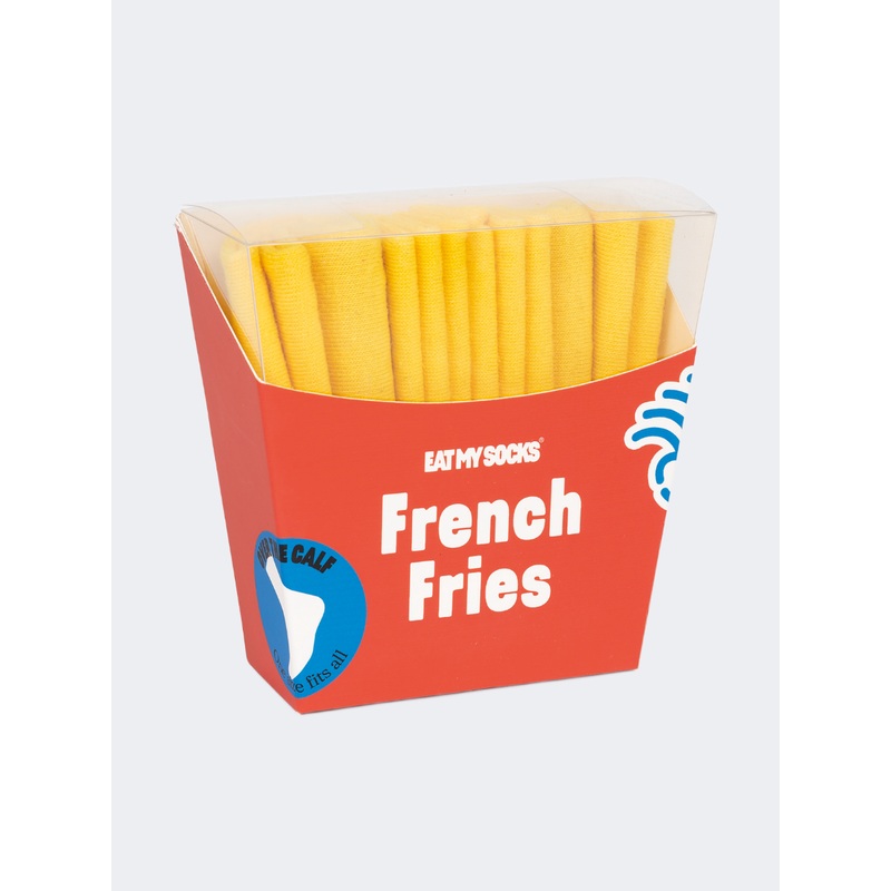 Eat My Socks French Fries Unisex Lifestyle Sock Multicolor