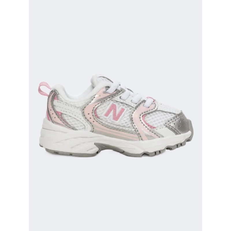 New Balance 530 Infant-Girls Lifestyle Shoes White/Silver/Pink