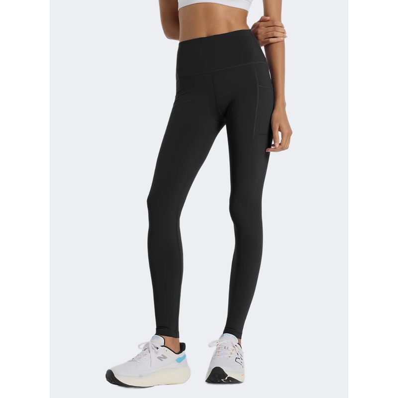 New Balance Nb Sleek Pocket High Rise 27" Women Performanc Tight Black