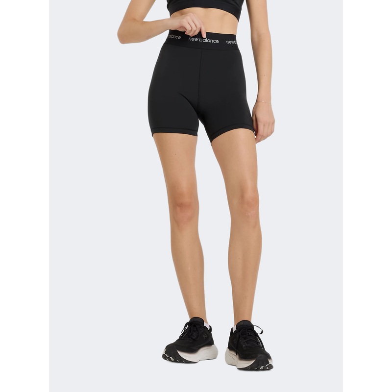 New Balance Sleek High Rise Sport 5" Women Performanc Short Black