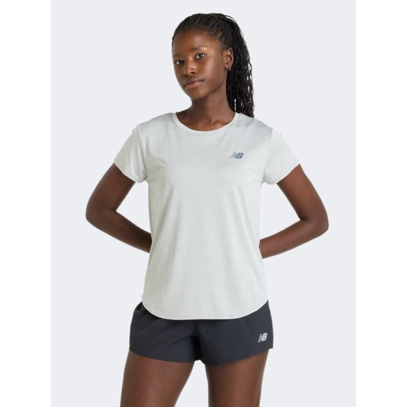 New Balance Sport Core Women Performance T-Shirt Athletic Grey