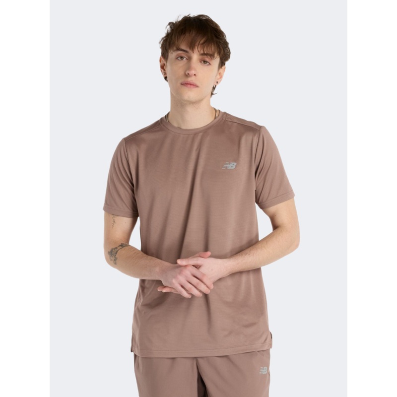New Balance Sport Essentials Men Performance T-Shirt Earth Shadow