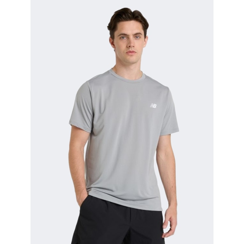 New Balance Sport Short Sleeve Men Performance T-Shirt Grey