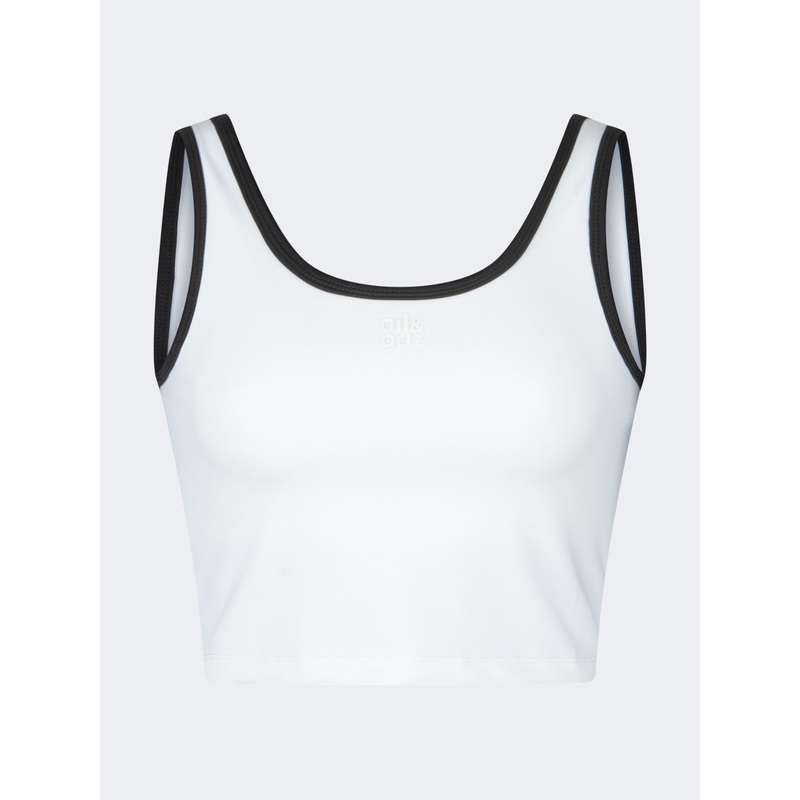 Oil And Gaz Double-Layered Women Lifestyle Bra White