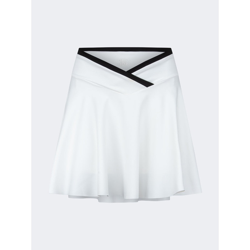 Oil And Gaz Stretchy Women Lifestyle Skirt White