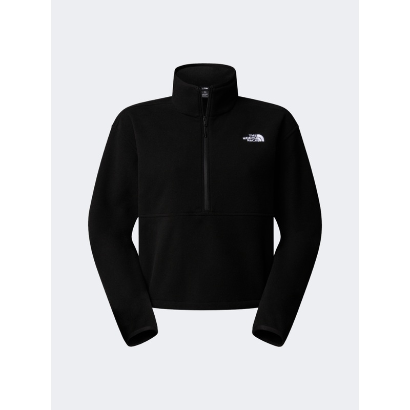 The North Face Glacier Fleece 1/2 Zip Women Hiking Fleece Black