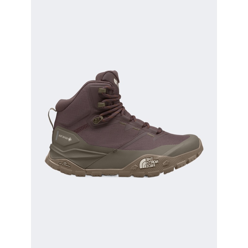 The North Face Offtrail Goretex Mid Women Hike Shoes Tawny Quartz/Brown